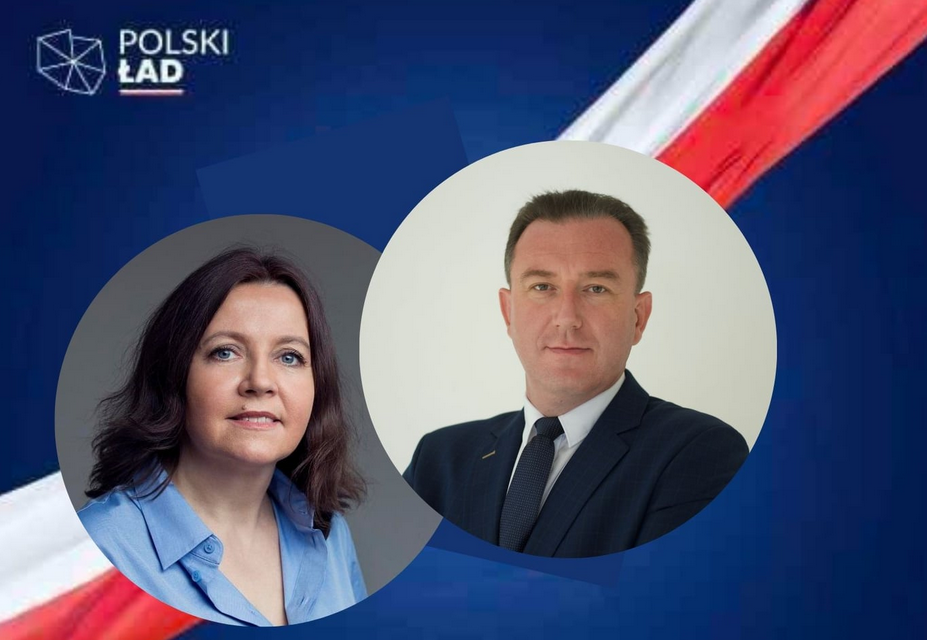 Poseł Joanna Lichocka i Senator Przemysław Błaszczyk będą promować Polski Ład w naszym regionie