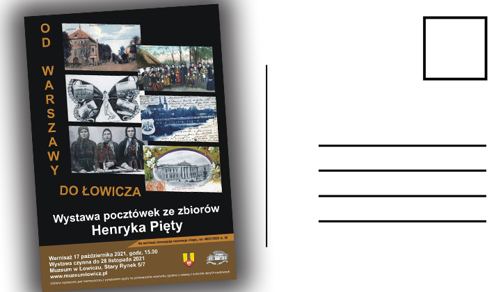 "Od Warszawy do Łowicza". ernisaż wystawy pocztówek ze zbiorów Henryka Pięty