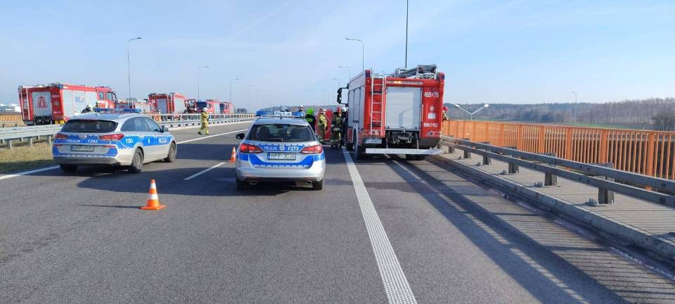 Śmiertelny wypadek na autostradzie A1. Duże utrudnienia w ruchu