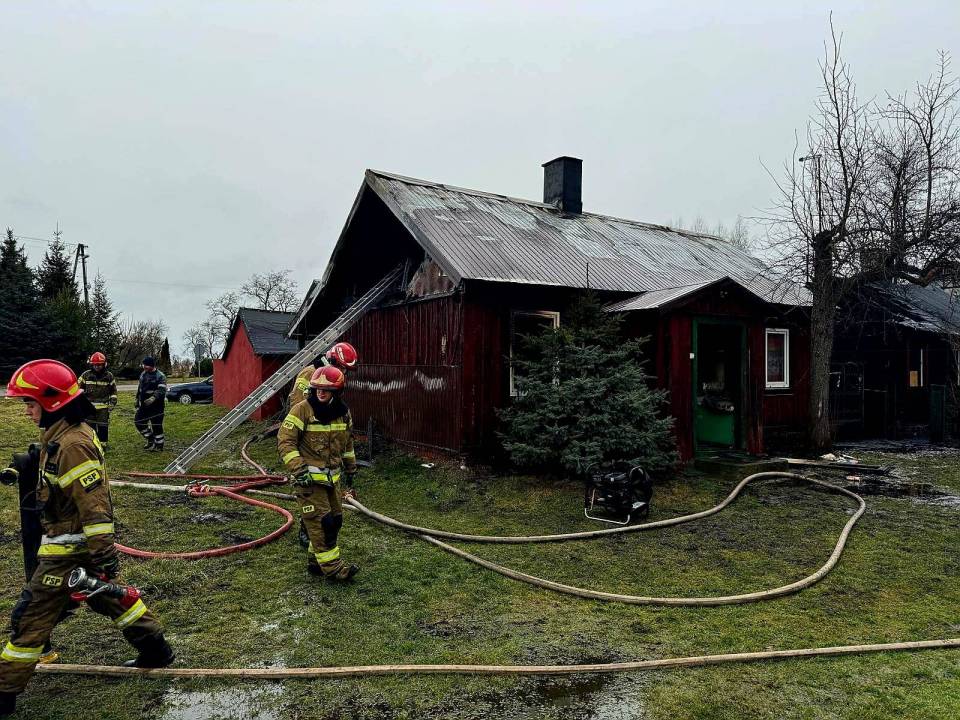 Tragiczny pożar w gminie Łowicz. Nie żyje 72-letni mężczyzna