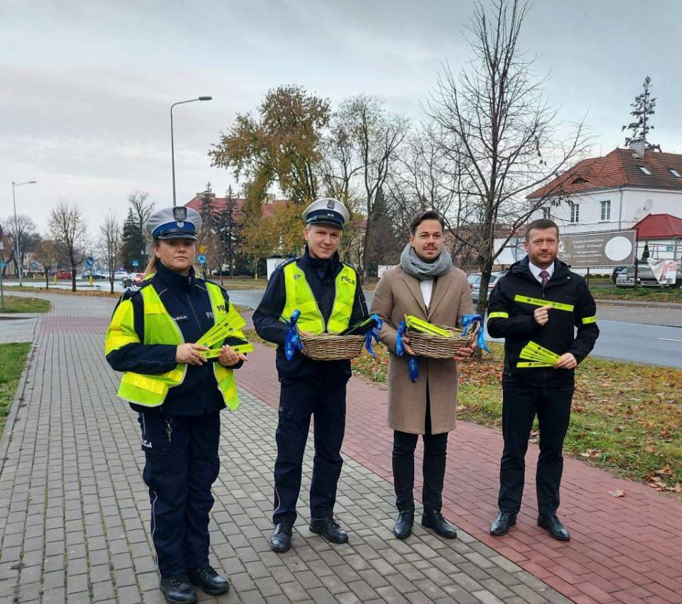 Za nami akcja „Noś odblaski, bądź widoczny na drodze”